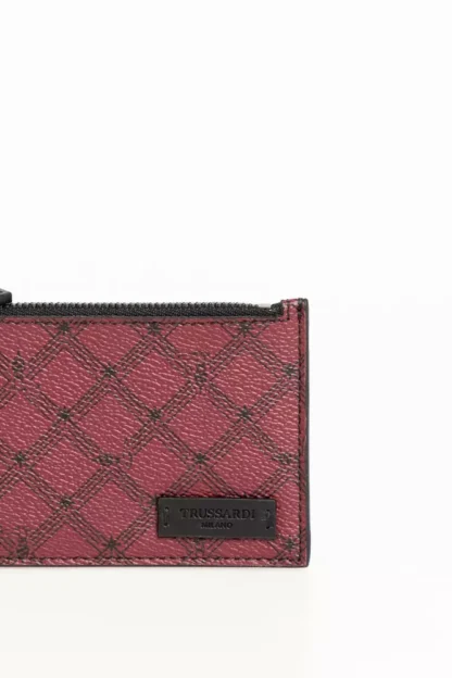 Trussardi - Red Crespo Leather Men Wallet