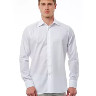 Bagutta - White Cotton Men Shirt