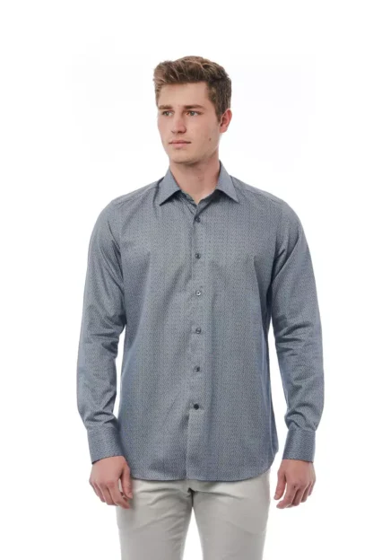 Bagutta - Black Cotton Men Shirt