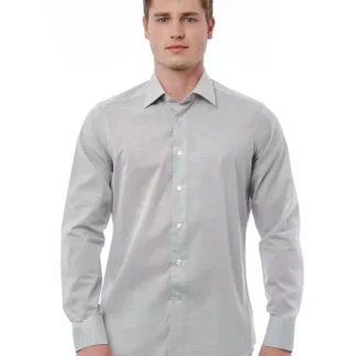 Bagutta - White Cotton Men Shirt