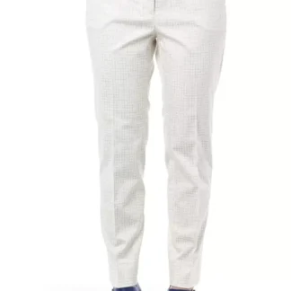 Peserico - White Cotton Women Trouser