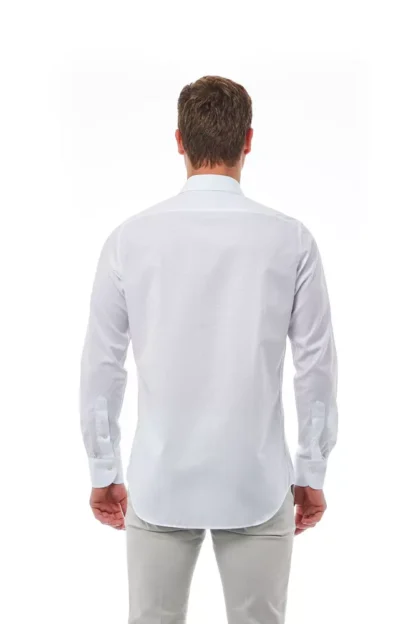 Bagutta - White Cotton Men Shirt