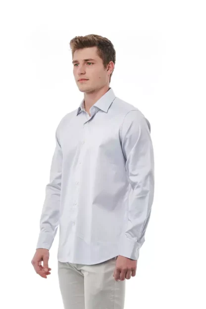 Bagutta - Gray Cotton Men Shirt