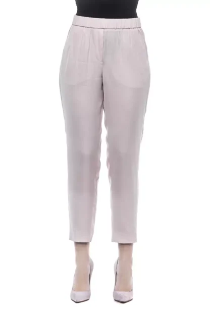 Peserico - Pink Viscose Women Pant