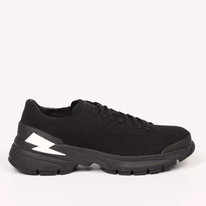 Neil Barrett - Black Textile Men Sneaker