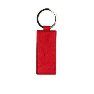 Neil Barrett - Black Leather Men Keychain