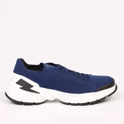 Neil Barrett - Blue Textile Men Sneaker