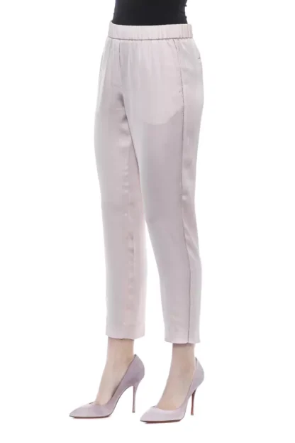 Peserico - Pink Viscose Women Pant