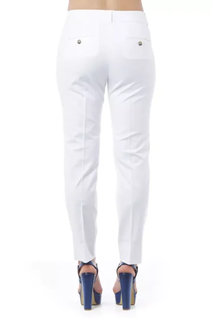 Peserico - White Cotton Women Pant