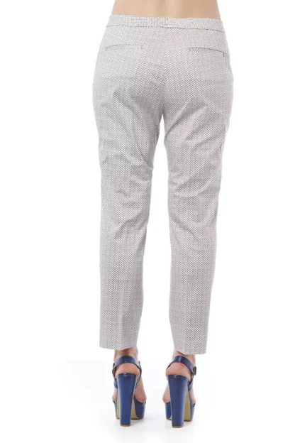 Peserico - White Cotton Women Trouser