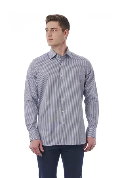 Bagutta - White Cotton Men Shirt