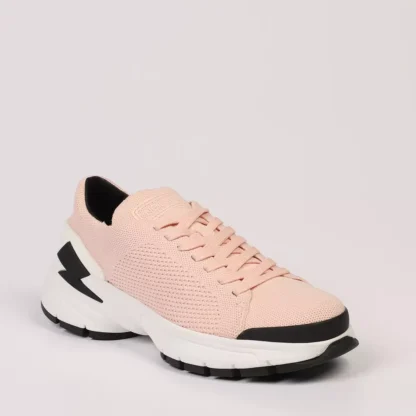 Neil Barrett - Pink Textile Men Sneaker