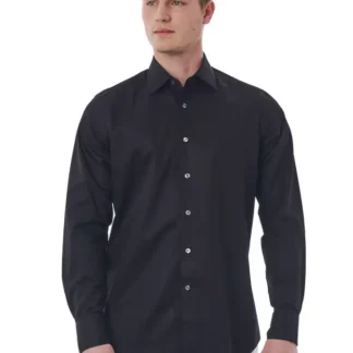 Robert Friedman - Gray Cotton Men Shirt