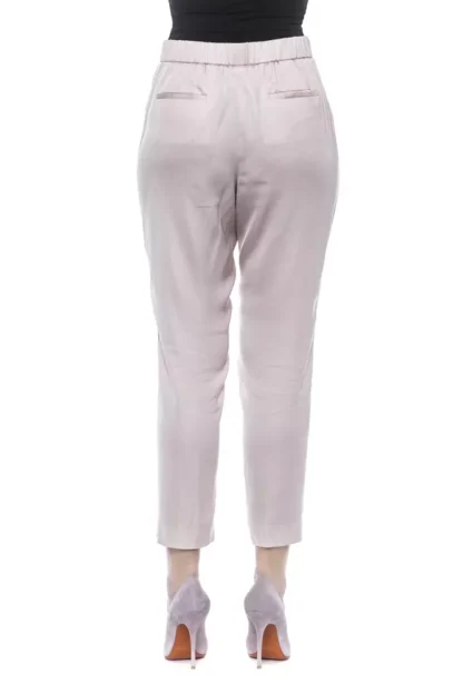 Peserico - Pink Viscose Women Pant