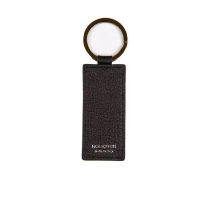 Neil Barrett - "Black Leather Men Keychain"