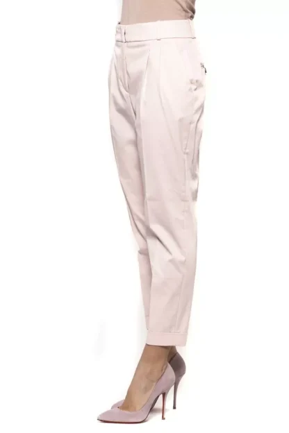 Peserico - Pink Cotton Women Trouser