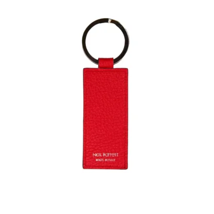 Neil Barrett - Red Leather Men Keychain