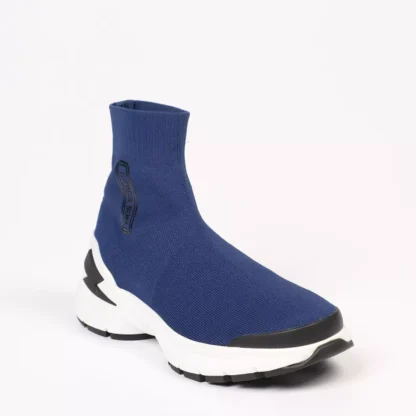 Neil Barrett - Blue Textile Men Sneaker