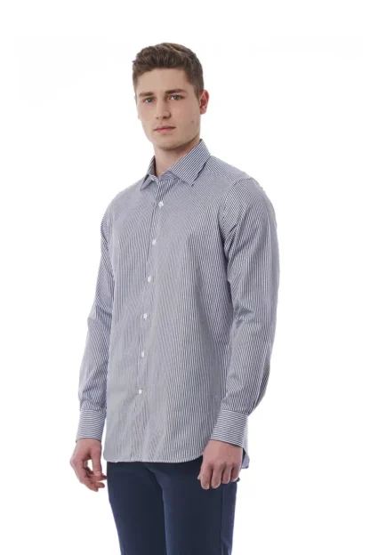 Bagutta - White Cotton Men Shirt