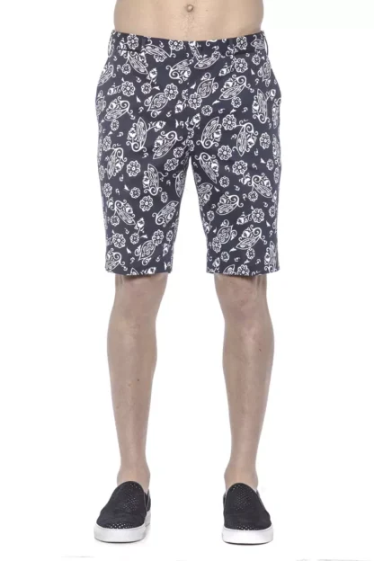 PT Torino - Blue Cotton Mens Bermuda Short