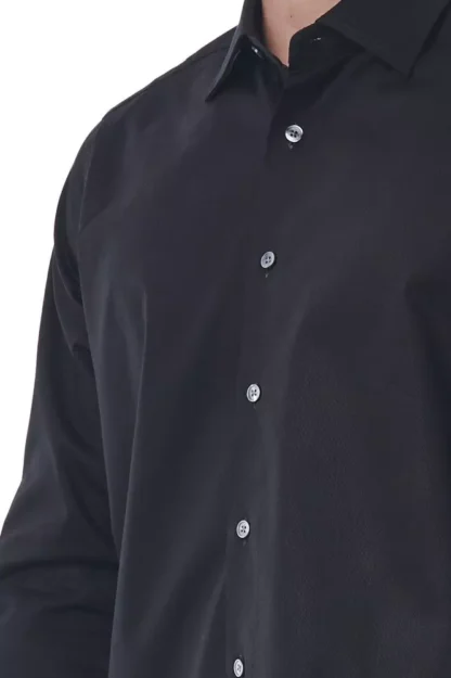 Bagutta - Black Cotton Men Shirt