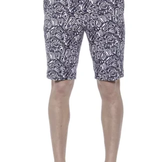 PT Torino - Blue Cotton Mens Bermuda Short