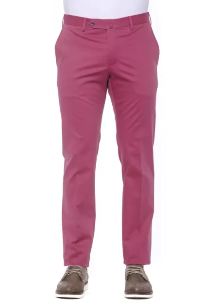 PT Torino - Fuchsia Cotton Men Trouser