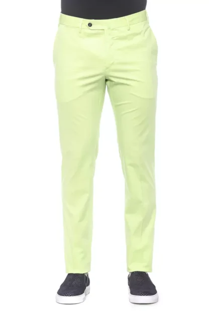 PT Torino - Green Cotton Men Trouser