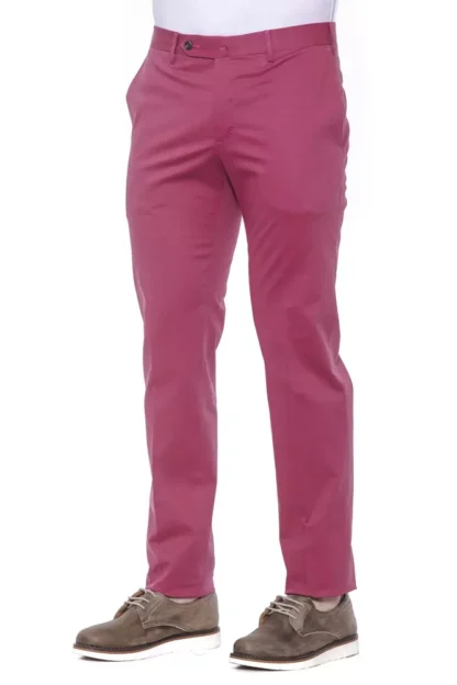 PT Torino - Fuchsia Cotton Men Trouser