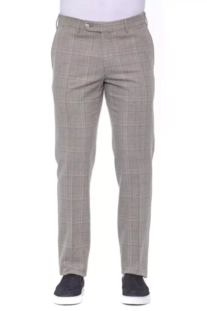 PT Torino - Beige Cotton Men Trouser