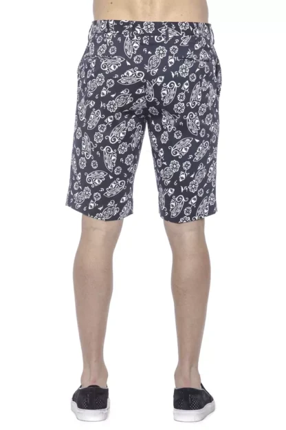 PT Torino - Blue Cotton Mens Bermuda Short