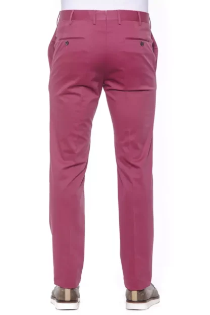 PT Torino - Fuchsia Cotton Men Trouser