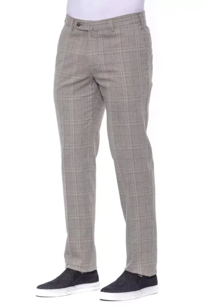 PT Torino - Beige Cotton Men Trouser