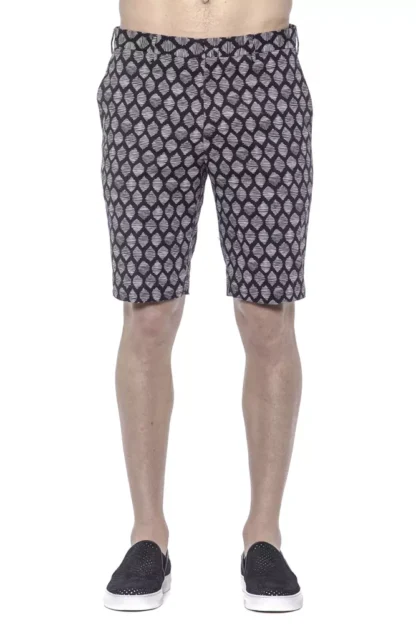 PT Torino - Blue Cotton Mens Bermuda Short