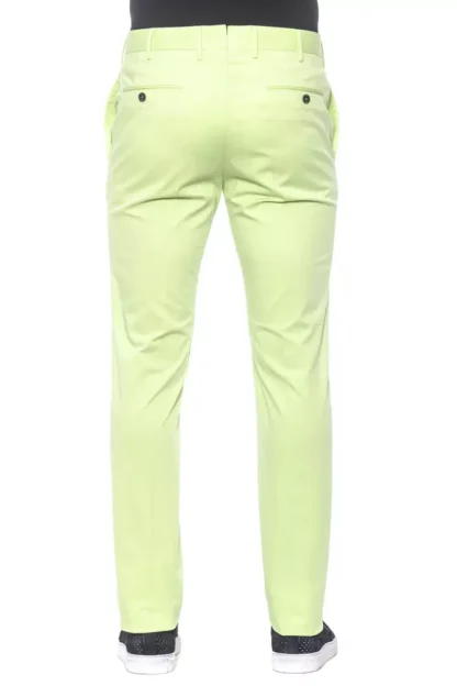 PT Torino - Green Cotton Men Trouser