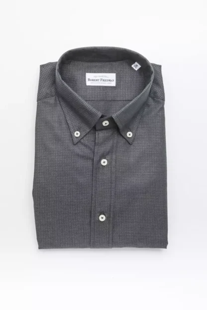 Robert Friedman - Green Cotton Men Shirt