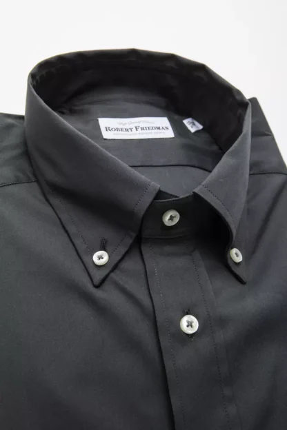 Robert Friedman - Gray Cotton Men Shirt