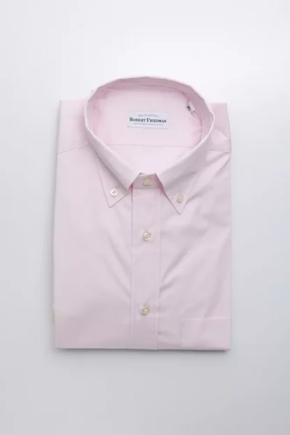 Robert Friedman - Pink Cotton Men Shirt