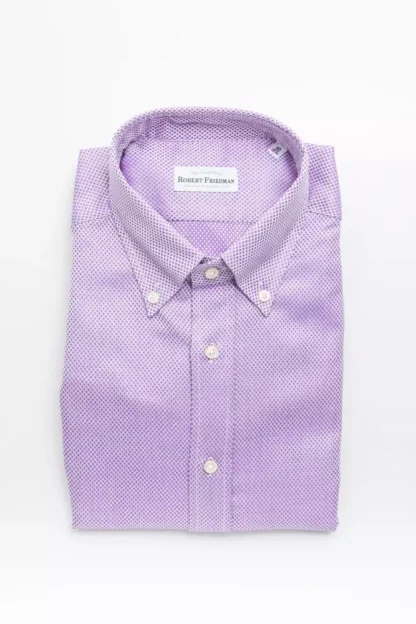 Robert Friedman - Pink Cotton Men Shirt