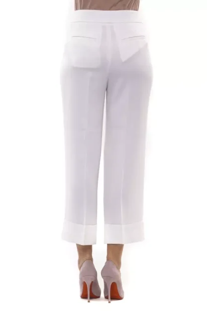 Peserico - White Viscose Women Pants