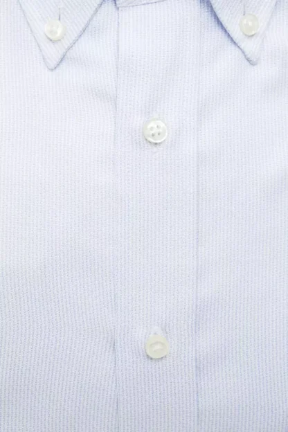 Robert Friedman - Light Blue Cotton Men Shirt