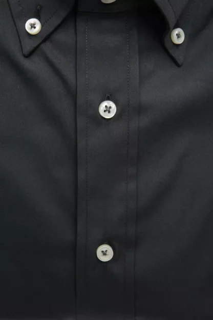 Robert Friedman - Gray Cotton Men Shirt