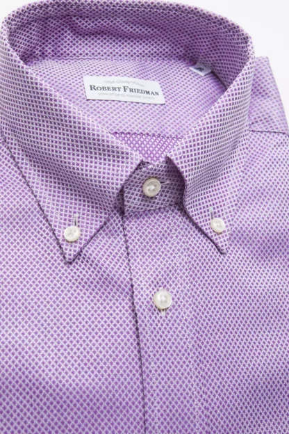 Robert Friedman - Pink Cotton Men Shirt