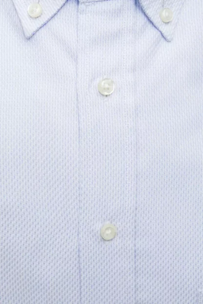 Robert Friedman - Light Blue Cotton Men Shirt