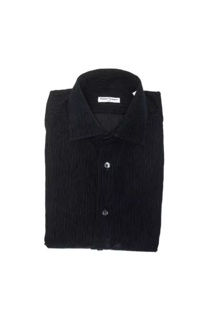 Robert Friedman - Black Cotton Men Shirt