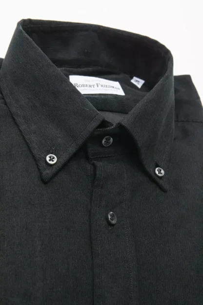 Robert Friedman - Black Cotton Men Shirt