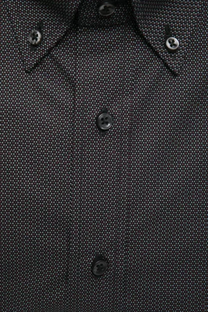 Robert Friedman - Black Cotton Men Shirt