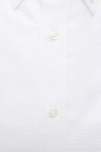 Robert Friedman - White Cotton Men Shirt