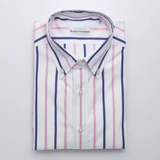 Robert Friedman - Gray Cotton Men Shirt