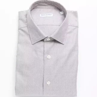 Robert Friedman - Beige Cotton Men Shirt